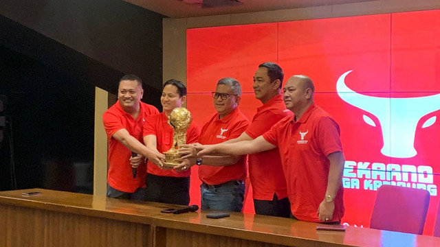PDIP bakal melaksanakan babak final turnamen Liga Kampung Soekarno Cup di Stadion Utama Gelora Bung Karno (GBK), Senayan, Jakarta Pusat, pada Jumat (3/11/2023) besok. Foto: Paulina Herasmaranindar/kumparan