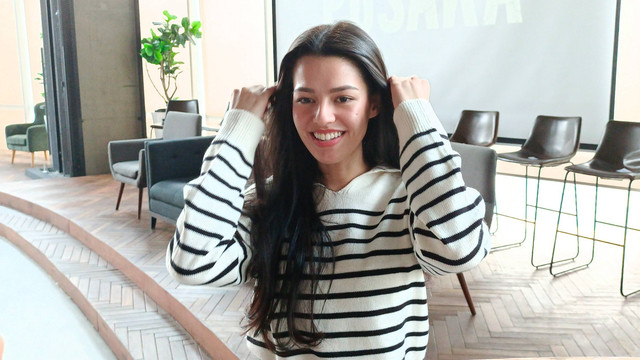 Aktris Susan Sameh saat ditemui di kawasan Kuningan, Jakarta Selatan, Jumat (3/11/2023). Foto: Aprilandika Pratama/kumparan