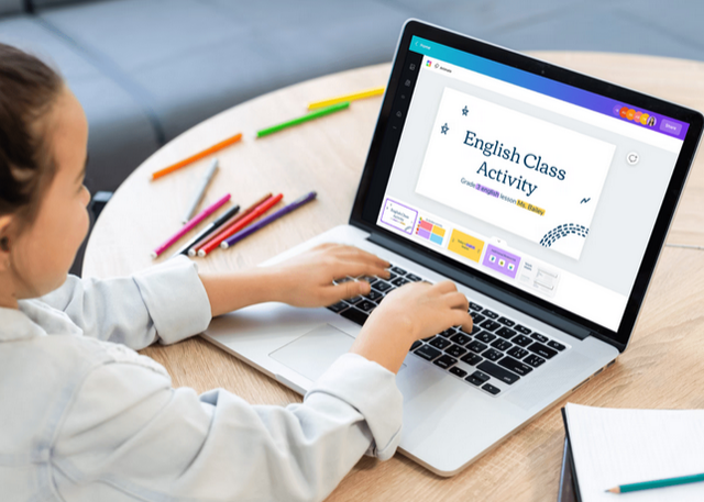 ilustrasi cara menambahkan teks di Canva. Foto: canva.com. 