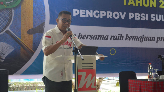 Ketua Harian Pengprov PBSI Sulbar, Safaruddin Sanusi. Foto: Dok. Pemprov Sulbar