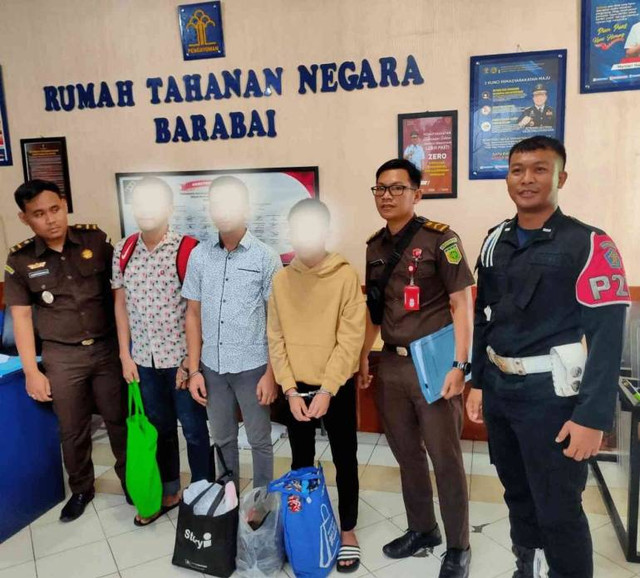 Vonis Rehabilitasi, Tiga Orang WBP Rutan Barabai dikirim Ke RSJ Sambang Lihum