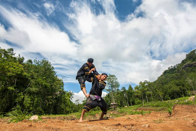 Ilustrasi pencak silat. Foto: Can89/Shutterstock