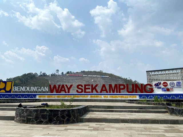 Bendungan Way Sekampung, Pringsewu, Lampung. | Foto: Lampung Geh