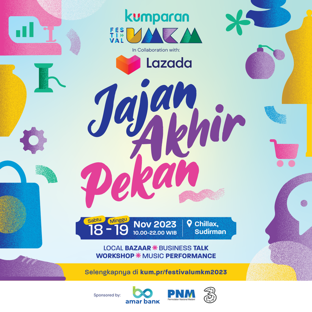 kumparan hadirkan Jajan Akhir Pekan di Festival UMKM 2023. Dok. kumparan. 