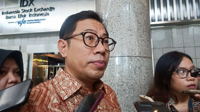 Direktur Penilaian Perusahaan Bursa Efek Indonesia (BEI) I Gede Nyoman Yetna di Gedung BEI, Rabu (8/11/2023). Foto: Ghinaa Rahmatika/kumparan