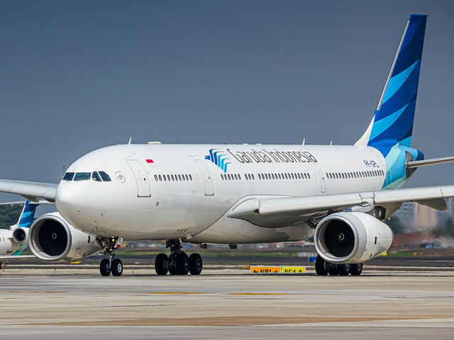 Pesawat Garuda Indonesia. Foto: KeleX Pictures/Shutterstock