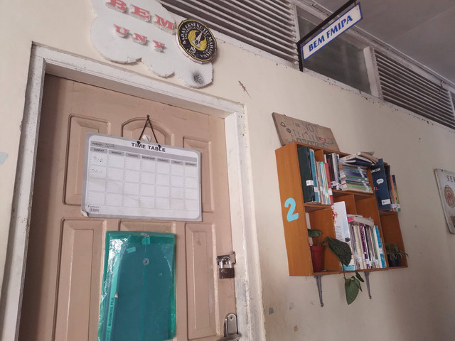 Sekretariat BEM FMIPA UNY. Foto: Resti Damayanti/Pandangan Jogja