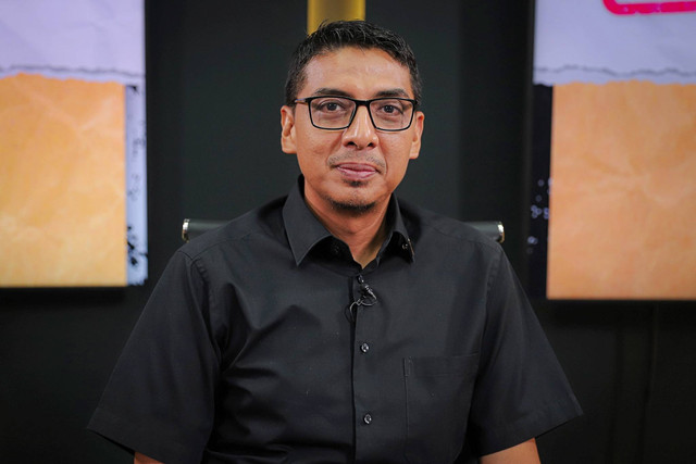 Pakar Hukum UGM, Zainal Arifin Mochtar, di Info A1 kumparan. Foto: Iqbal Firdaus/kumparan