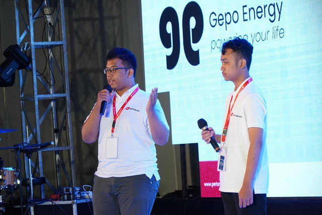 Suasana Ilustrasi saat Final Pitch pada ajang Pertamuda 2022. Final Pitch menjadi langkah akhir bagi para Finalis untuk meyakinkan ide bisnisnya ke Dewan Juri, sehingga nantinya bisa menjadi TOP 3 inovasi terbaik - IST