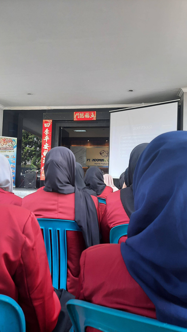 Kunjungan di PT Indomina Cipta Agung. Sumber : Dokumentasi Pribadi