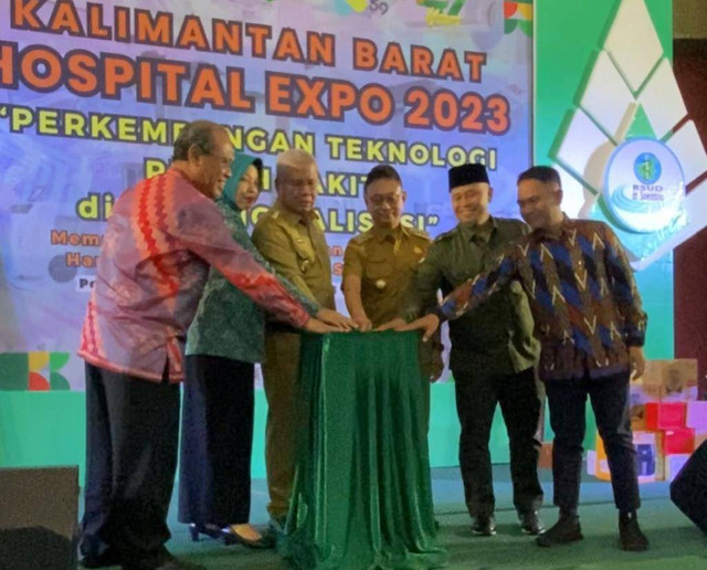 Pembukaan Kalimantan Barat Hospital Expo 2023. Foto: Yulia Ramadhiyanti/Hi!Pontianak