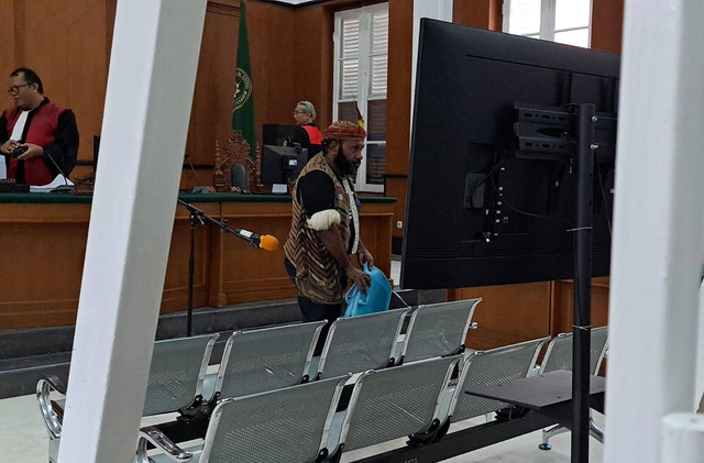 Ricky Ham Pagawak di PN Tipikor Makassar, (14/11/2023). Dok: Ist.