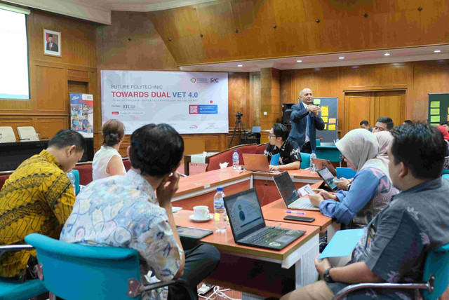 Kemenperin menjalankan kebijakan pengembangan Sumber Daya Manusia (SDM) industri melalui pendidikan dan pelatihan vokasi guna memenuhi kebutuhan tenaga kerja industri yang kompeten dan berdaya saing. dok, Kemenperin
