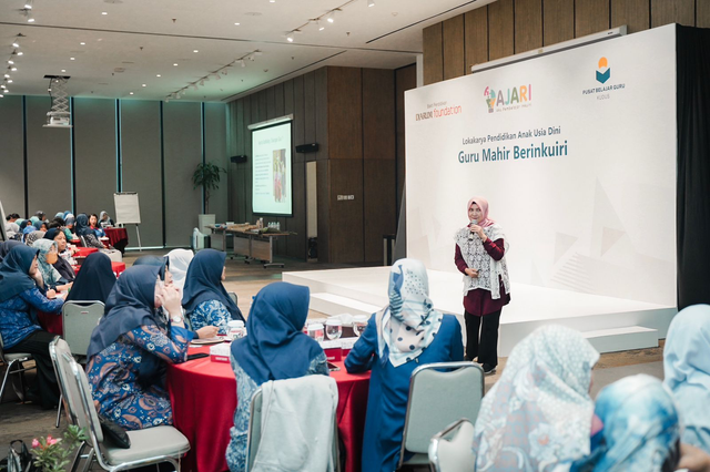 Lokakarya Pendidikan Anak Usia Dini: Guru Mahir Berinkuiri di Kudus, Jawa Tengah. Foto: Dok. Kemendikbudristek