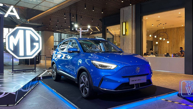 Mobil listrik MG ZS EV yang bakal diproduksi lokal. Foto: Aditya Pratama Niagara/kumparan