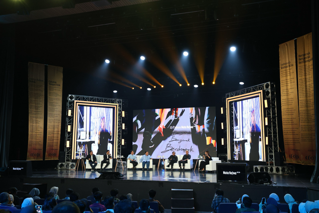 HUT ke-13 Mata Najwa yang mengundang 3 capres-cawapres di Taman Ismail Marzuki, Jakarta, Minggu, (19/11). Foto: Dok. Istimewa