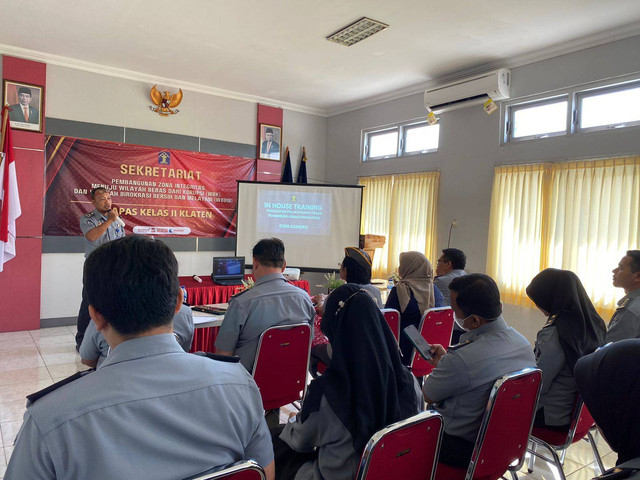 In House Training Penguatan Pelaksanaan Tugas PK