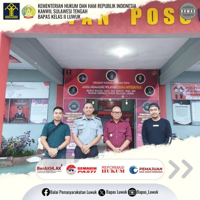 Kepala Bapas Luwuk Kunjungi Lapas Ampana dan Rutan poso (1)