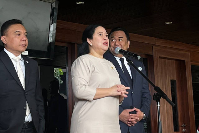Ketua DPR RI Puan Maharani di Kompleks Parlemen, Selasa (21/11/2023). Foto: Haya Syahira/kumparan
