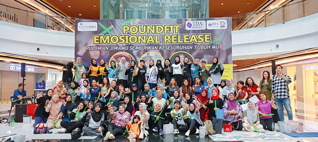 TDAP Batam bekerja sama dengan Pollux Habibie Mall menggelar poundfit
