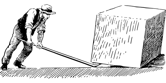 Ilustrasi rumus beban dan gaya. Sumber: Pixabay / OpenClipart-Vectors