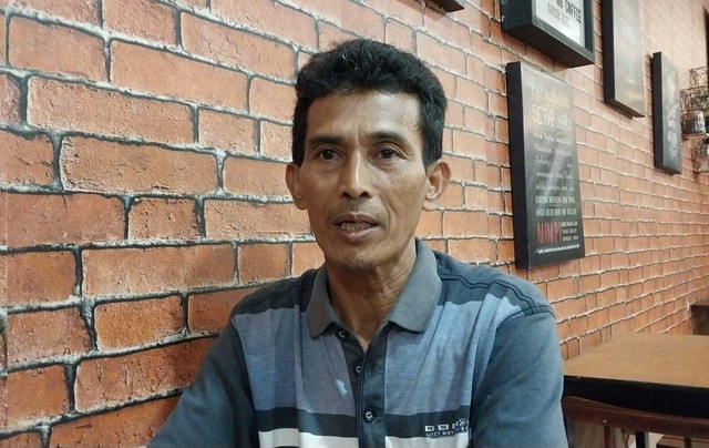 Ketua Paguyuban Jawa Kalimantan Barat (PJKB) Kabupaten Sekadau, Muhamdi. Foto: Dina Mariana/Hi!Pontianak