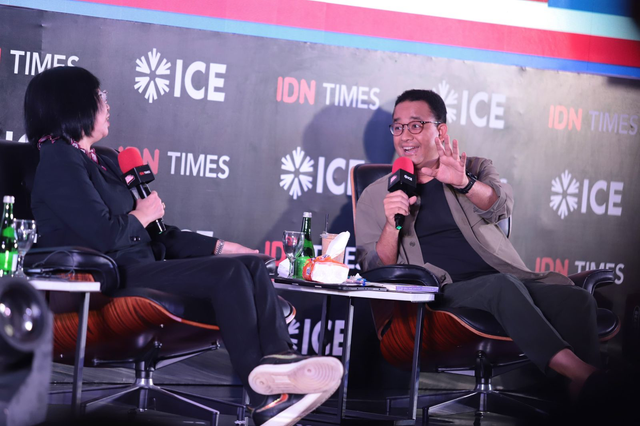 Capres Koalisi Perubahan untuk Persatuan, Anies Baswedan dalam Indonesia Millennial and Gen Z Summit di Senayan Park, Jakarta Pusat, Jumat (24/11). Foto: Dok. Istimewa