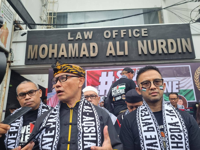 Aksi bela Palestina di Jalan Braga Pendek, Kota Bandung. Foto: Istimewa