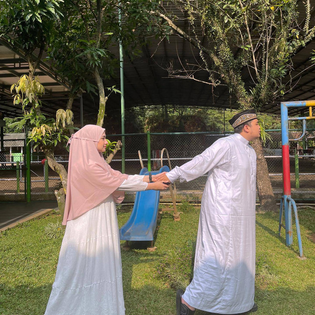 Ameer Azzikra dan Nadzira Shafa. Foto: Instagram/ameer_azzikra