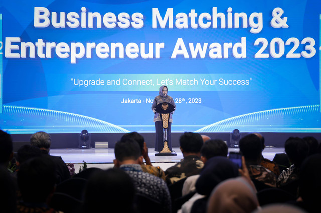 Kemenkop dan UKM memfasilitasi business matching 4 klaster usaha dalam acara Cerita Nusantara. Foto: Dok. Kemenko dan UKM