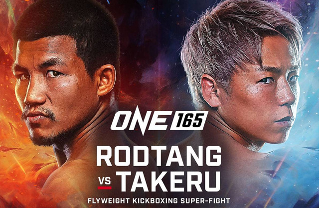 Rodtang Jitmuangnon (kiri) akan menghadapi Takeru Segawa dalam laga puncak ONE 165 di Tokyo, Jepang, pada 28 Januari 2024. Foto: ONE Championship