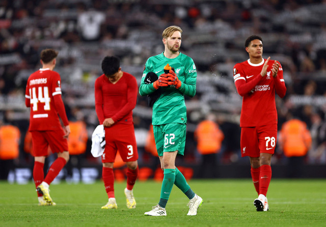 Liverpool vs LASK Linz dalam matchday 5 Grup E Liga Europa 2023/24 di Stadion Anfield, Inggris, pada Jumat (1/12) dini hari WIB. Foto: Reuters/Molly Darlington