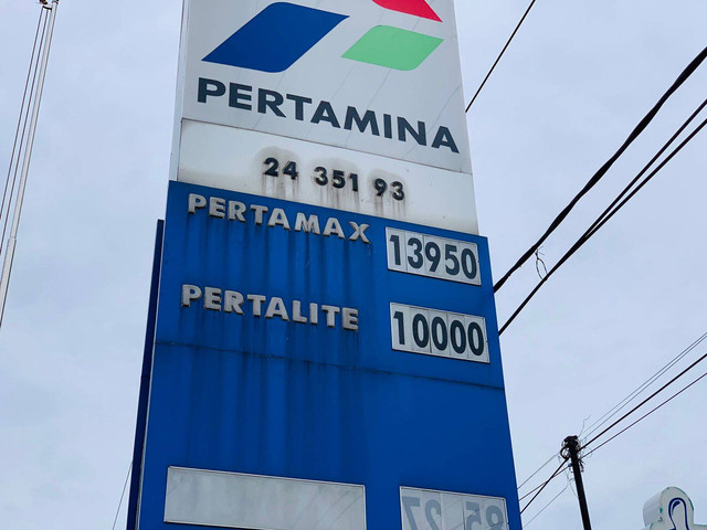 Harga BBM Pertamina terbaru di Provinsi Lampung, Jumat (1/12/2023) | Foto: Roza Hariqo / Lampung Geh
