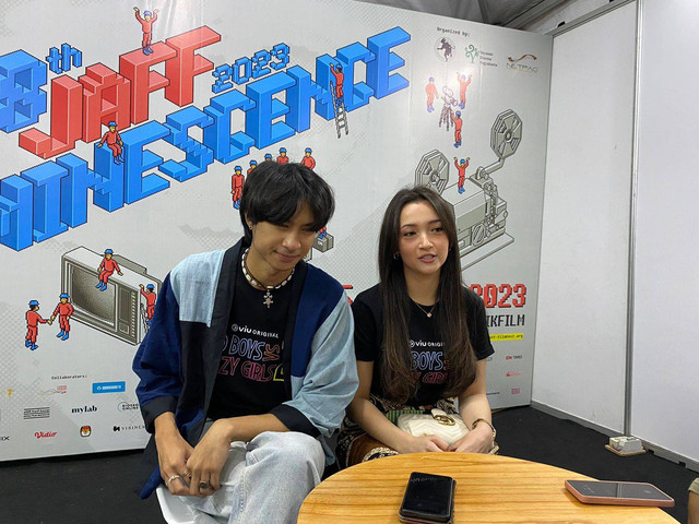 Devano Danendra dan Megan Domani, pemeran serial Bad Boys vs Crazy Girl 2. Foto: ist