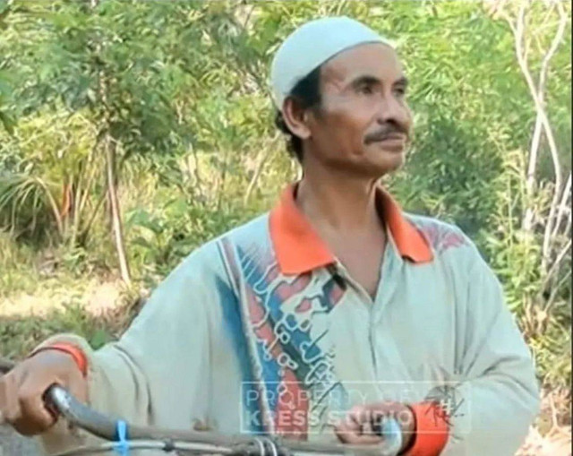 M Yansyah atau yang dikenal sebagai Haji Dolah dalam film Kembang Polaria. Foto: Kress Studio