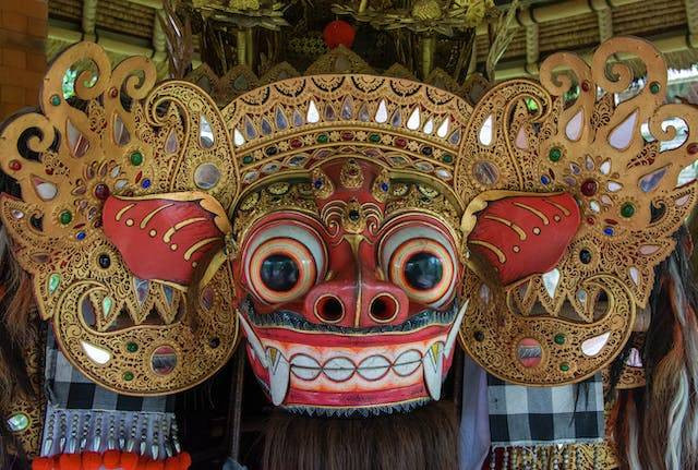 Ilustrasi tari barong Ubud. Sumber foto: Pexels/mermoz lionel