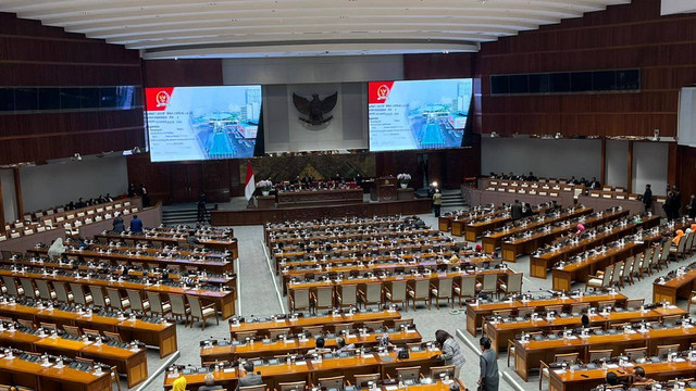 Rapat Paripurna DPR 5 Desember 2023. Foto: Paulina Herasmaranindar/kumparan