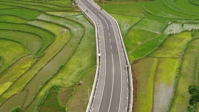 Ruas jalan baru Gayamharjo-Tawang. Foto: Dok. Binar Marga DIY