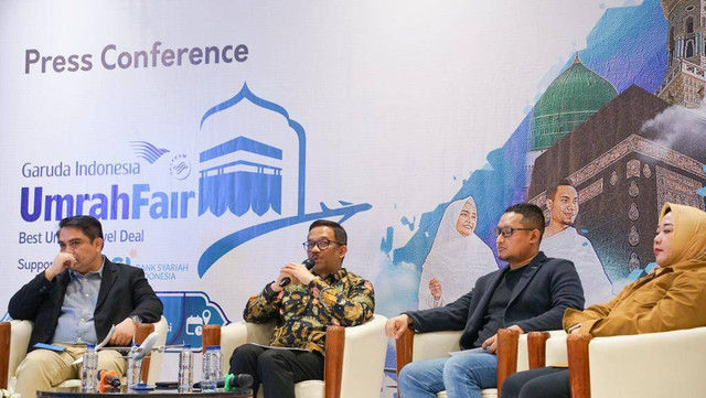Garuda Indonesia Umrah Travel Fair 2023. Foto: Garuda Indonesia
