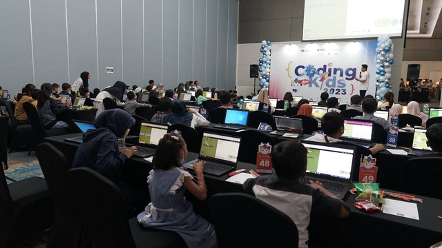 SPE Solution menggelar acara 'Coding for Kids' pada 26 November lalu di Hotel Mercure Alam Sutera. Foto: Dok. Istimewa