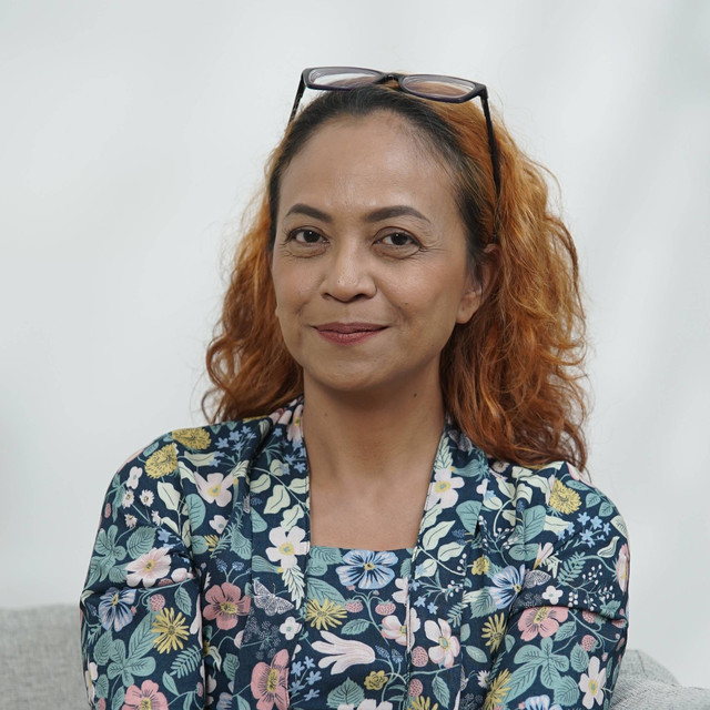 Ratri Suksma ketika bertandang ke kumparan. Foto: kumparan