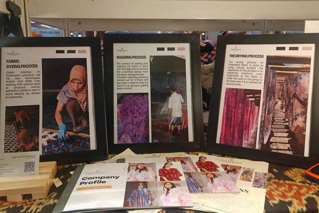 UMKM Binaan BRI, Find.Meera pameran UMKM EXPO(RT) BRILIANPRENEUR 2023 di Jakarta Convention Center (JCC), Jakarta, Kamis (7/12/2023). Foto: Akbar Maulana/kumparan