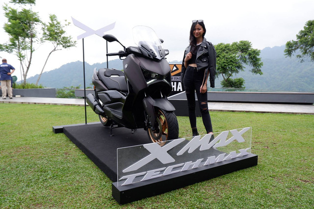 Yamaha XMAX Tech Max. Foto: Aditya Pratama Niagara/kumparan