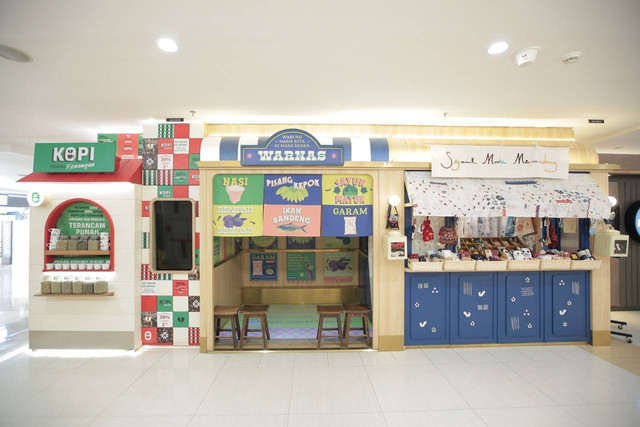 Pameran Kedai Kita dari Sejauh Mata Memandang dan Greenpeace Indonesia di Plaza Indonesia. Foto: dok. Sejauh Mata Memandang