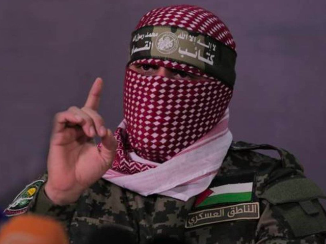 Jubir Brigade Al-Qassam, Abu Ubaida Foto: dok alqassam.net