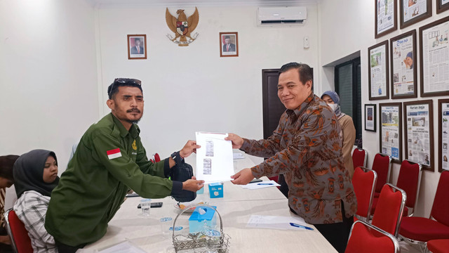 28 mahasiswa asal Kabupaten Raja Ampat mengadu ke Ombudsman Republik Indonesia Perwakilan DIY, Senin (11/12). Foto: Arfiansyah Panji/kumparan