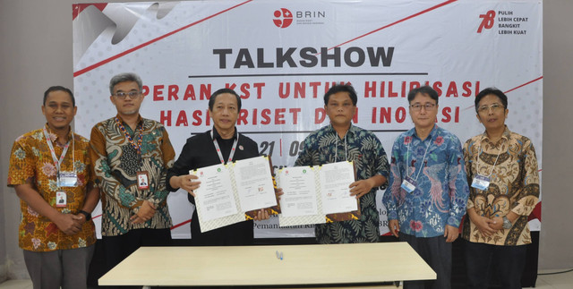Penandatanganan Kerjasama Lisensi antara BRIN dan Mitra Lisensi 