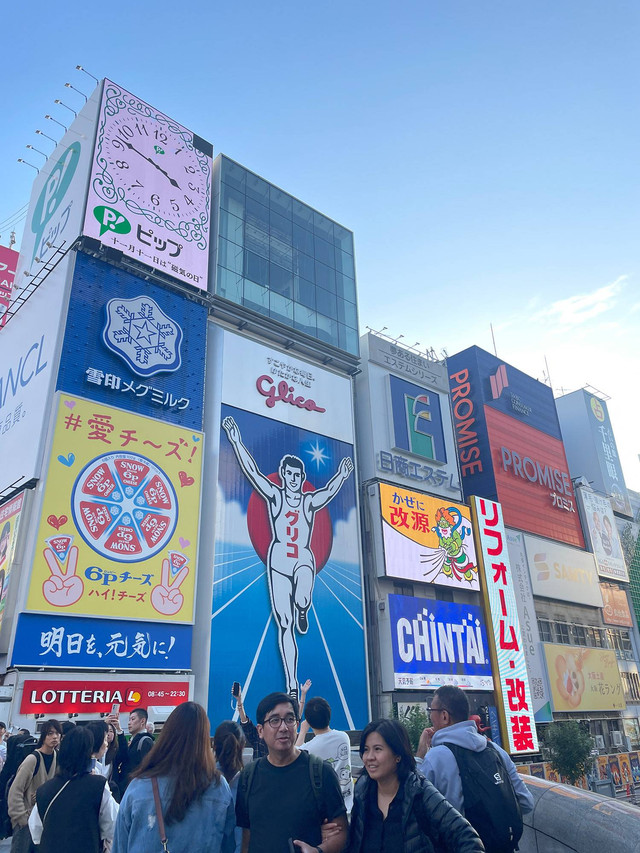 Dotonbori Osaka - landmark ikonik Glico-Man. Sumber: dokumentasi pribadi