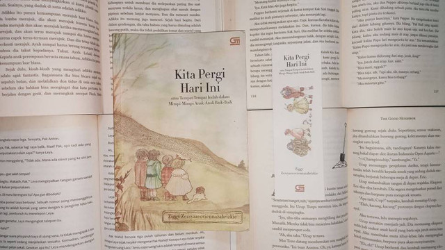 Foto novel Kita Pergi Hari Ini karya Ziggy Zesyazeoviennazabrizkie//diendamutiarafaqih