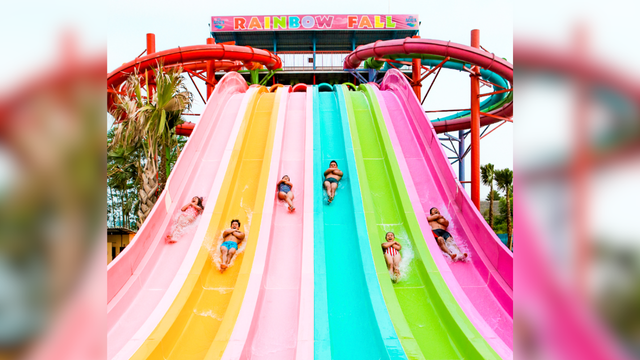 Salah satu wahana di Hawai Waterpark Malang. Foto: Instagram/@hawaiwaterpark